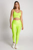 LEGGINGS VERDE NEON METALIZADO