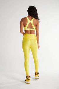 LEGGINGS AMARILLO METALIZADO